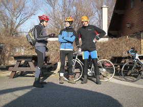 da mit meinen MTB Kollegen Lehne und Ceremy